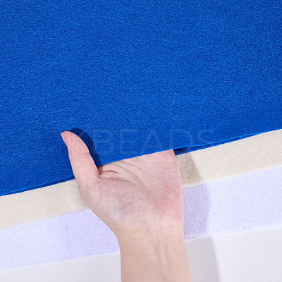 7Pcs 7 Colors Non-woven Felt Fabric DIY-CP0012-69B-1
