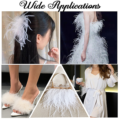 2M Fashion Ostrich Feather Trimming DIY-GF0009-45A-02-1
