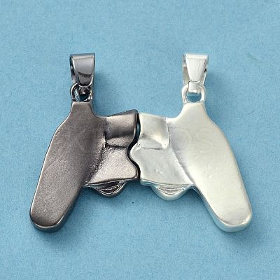 Alloy Magnetic Friendship Controller Necklace Set PALLOY-D204-01BS-1