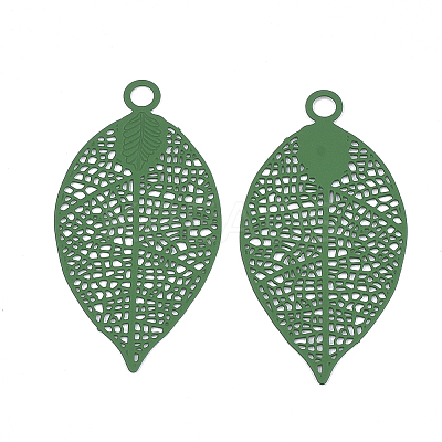 430 Stainless Steel Filigree Pendants LS-X-STAS-S108-01B-1