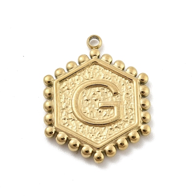 201 Stainless Steel Pendants STAS-R227-01H-G-1