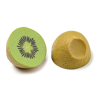 Fruit Opaque Resin Decoden Cabochons RESI-H156-01-04-1
