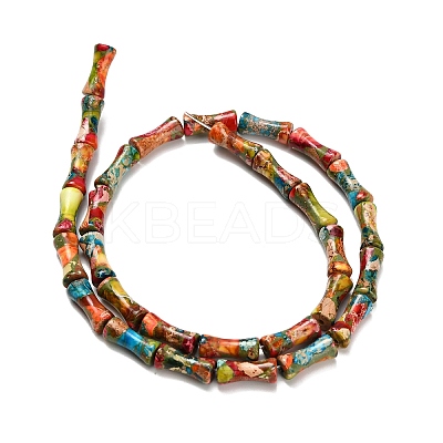 Natural Imperial Jasper Beads Strands G-Z110-I01-1
