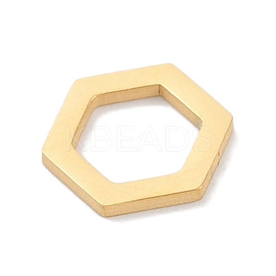 Golden Plated 304 Stainless Steel Charms STAS-K286-03D-G-1