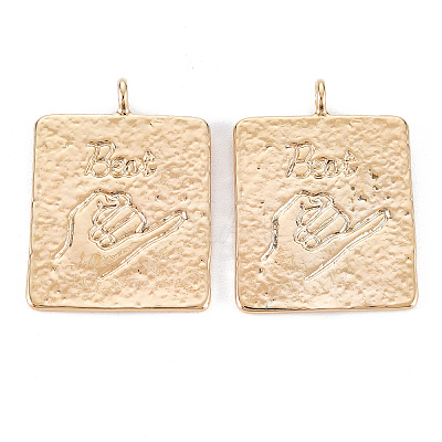Brass Pendants KK-S356-530-NF-1