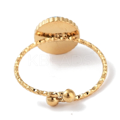 Ion Plating(IP) 304 Stainless Steel Ring RJEW-B059-02G-03-1