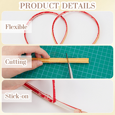 PVC Self-Adhesive Flexible Molding Trim DIY-WH20007-40F-02-1