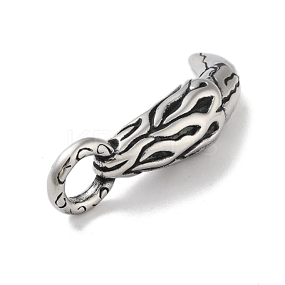 304 Stainless Steel Big Pendants STAS-M336-04AS-1