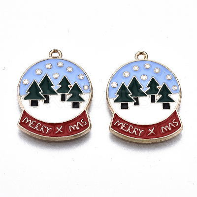 Eco-Friendly Alloy Enamel Pendants LS-X-ENAM-Q437-065-NR-1
