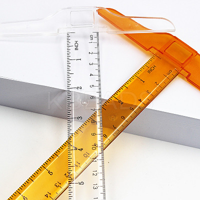 Plastic Transparent Academic T-Ruler DRAW-PW0001-262A-1