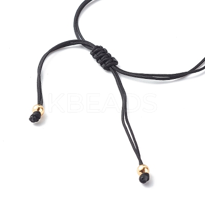 Adjustable Nylon Thread Braided Bead Bracelets BJEW-JB06437-1