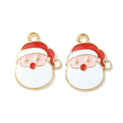 Christmas Alloy Enamel Pendants ENAM-D047-10LG-01-1