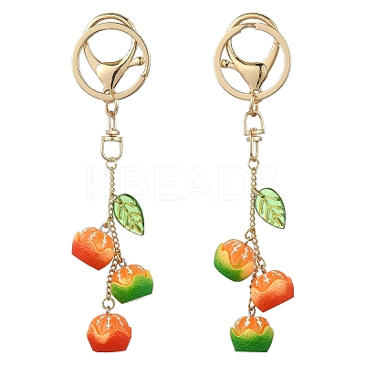 Orange Resin Keychain KEYC-YW00139-01-1