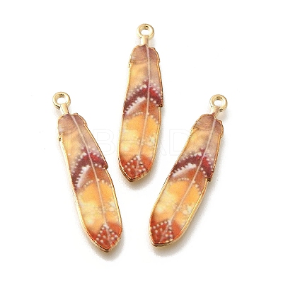 Alloy Enamel Pendants FIND-G078-34G-08-1