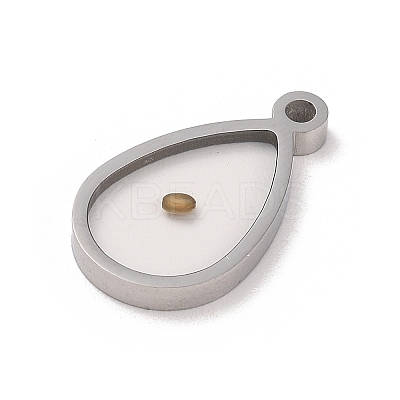 Non-Tarnish 304 Stainless Steel Pendants STAS-R222-04P-1