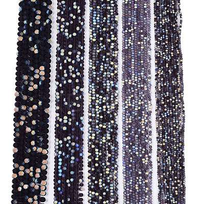 Transparent Glass Beads Strands LS-EGLA-A044-T1mm-MB15-1
