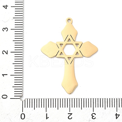 304 Stainless Steel Pendants STAS-K287-01G-1