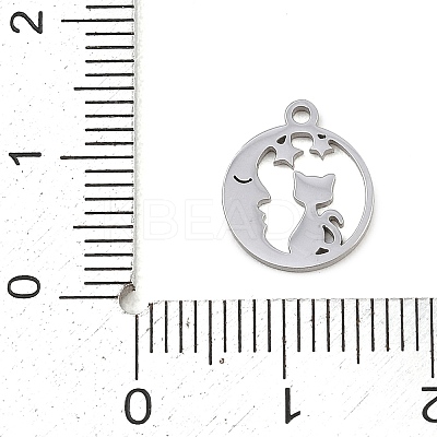 304 Stainless Steel Charms STAS-Z183-07P-1