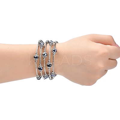 Fashion Wrap Bracelets BJEW-JB00628-10-1