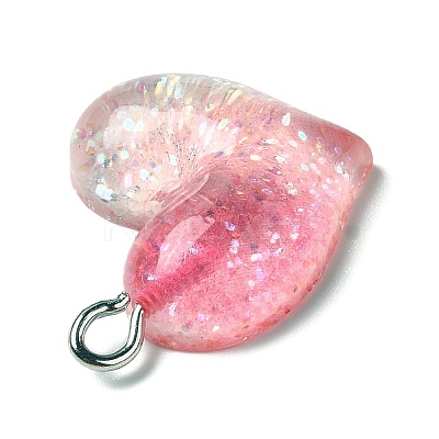 Gradient Color Transparent Resin Pendants LS-RESI-A023-01D-1