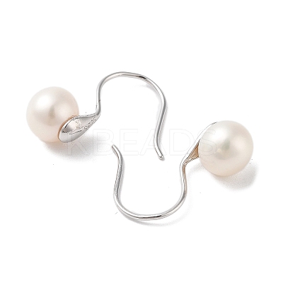 Natural Pearl Dangle Earrings for Women EJEW-C082-13B-P-1