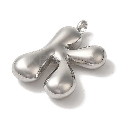 Non-Tarnish 304 Stainless Steel Pendants STAS-M017-08P-11-1