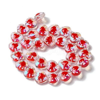 Handmade Glass Beads Strands LAMP-K037-09B-1