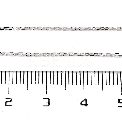925 Sterling Silver Paperclip Chains STER-P064-04P-1