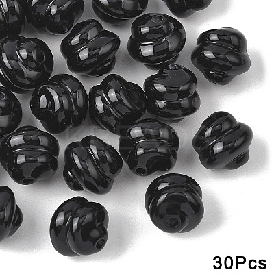30Pcs Opaque Acrylic Beads OACR-YW0003-87L-1