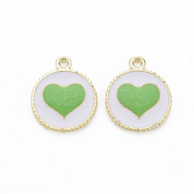Alloy Enamel Pendants PALLOY-S181-039-NR-1