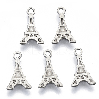 Non-Tarnish 201 Stainless Steel Charms X-STAS-R116-068-1