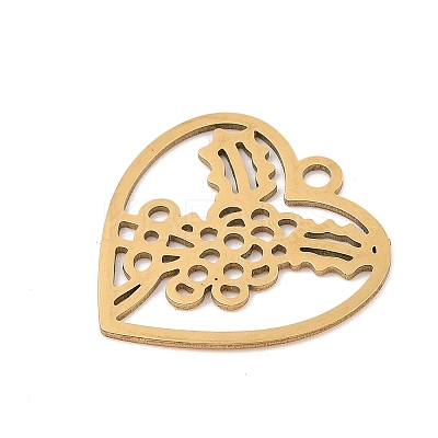 201 Stainless Steel Pendants STAS-Z109-24G-1