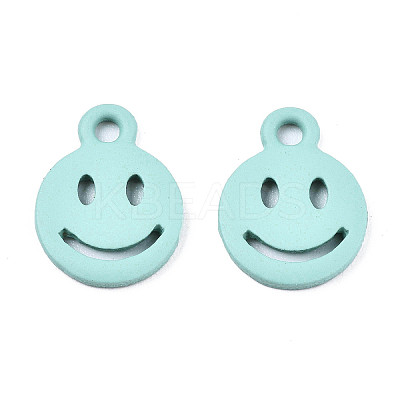 Spray Painted Alloy Charms PALLOY-T075-121G-RS-1