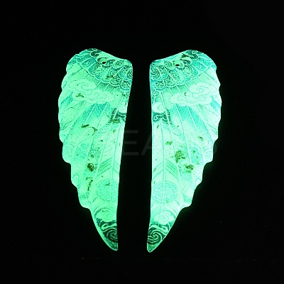 Luminous Transparent Epoxy Resin Pendants RE-CBAE738-03C-1