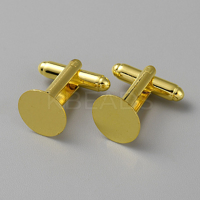 Brass Cuff Button KK-C2914-G-1