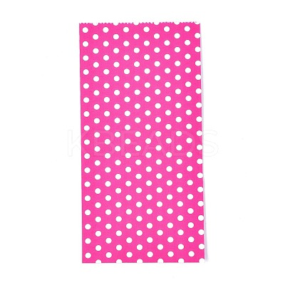 Eco-Friendly Polka Dot Pattern Kraft Paper Bags AJEW-M207-A01-05-1