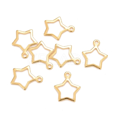 201 Stainless Steel Charms STAS-K217-05G-1