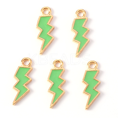 Alloy Enamel Pendants X-ENAM-N054-025G-1