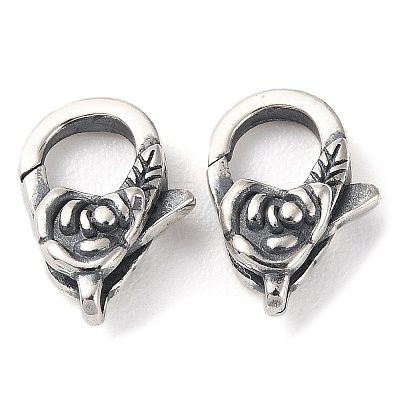 925 Thailand Sterling Silver Lobster Claw Clasps STER-D003-21AS-1