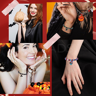 Halloween Bracelets Making Kit DIY-SC0021-91-1