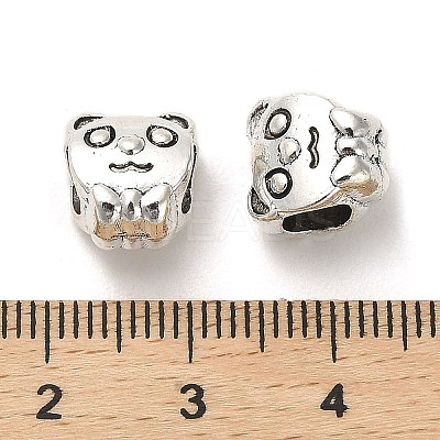Tibetan Style Alloy European Beads PALLOY-K019-03F-AS-1