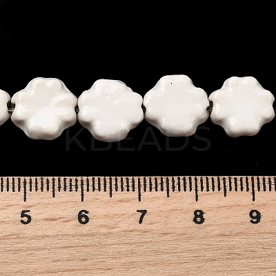 Handmade Porcelain Beads Strands PORC-K010-05F-1