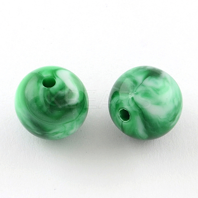 Opaque Acrylic Beads SACR-R853-8mm-212-1