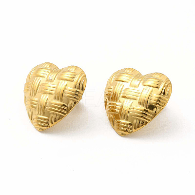 304 Stainless Steel Stud Earring Findings STAS-M305-17G-1