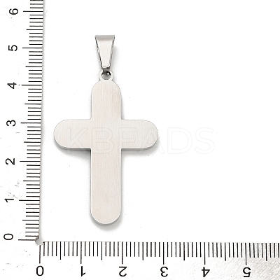 304 Stainless Steel Pendants STAS-C142-01P-1