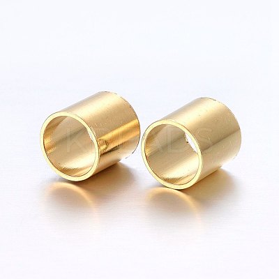 304 Stainless Steel Tube Beads STAS-O098-09G-1