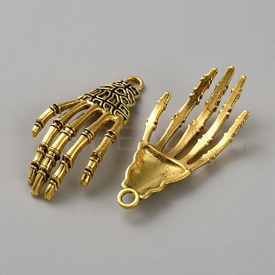 Tibetan Style Alloy Pendants LS-TIBEP-WH0003-24AG-1