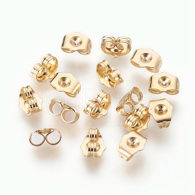 Brass Ear Nuts X-KK-F768-02G-1