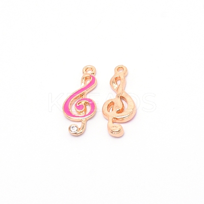 Alloy Enamel Pendants ENAM-WH0049-25G-05-1