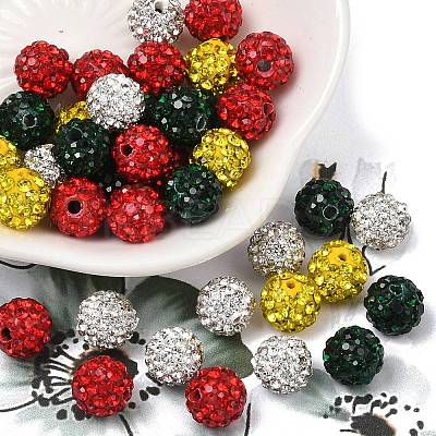 Christmas Theme Grade A Rhinestone Beads RB-L037-02-1